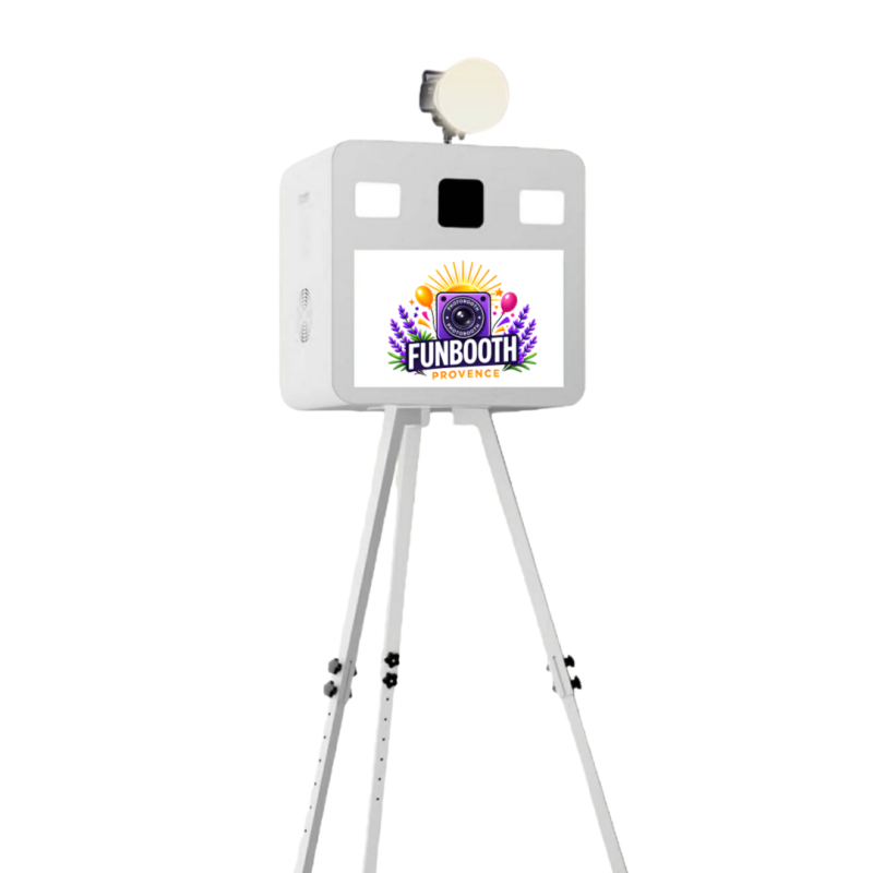 Photobooth blanc fond transparent